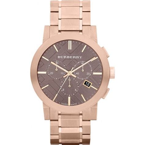 burberry watch rose gold|burberry gold watch men.